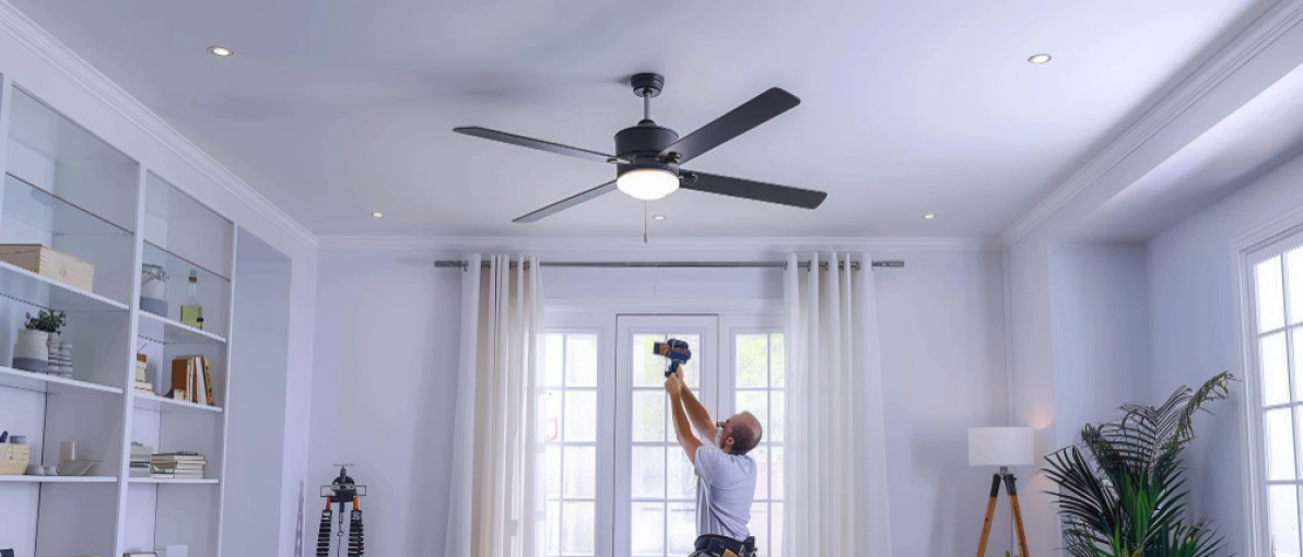 Ceiling Fan Replacement in Lone Tree, CO