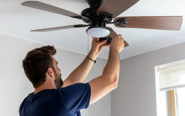 Ceiling Fan Replacement in Highlands Ranch, CO